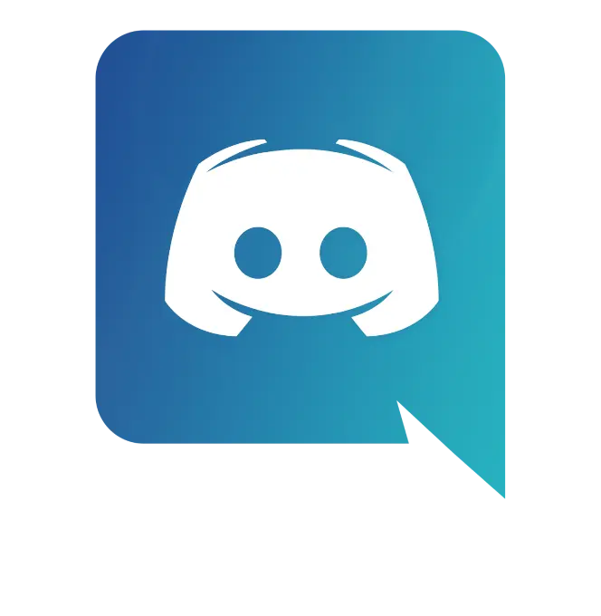 Discord logo inside a text bubble